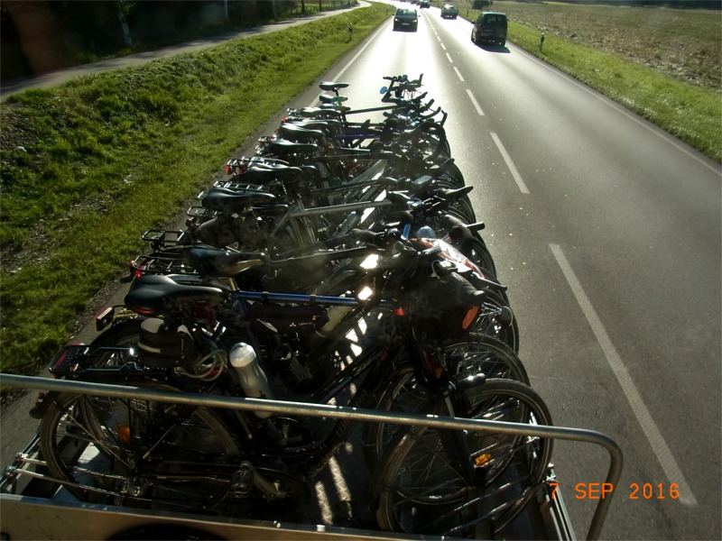 Auf der Fahrt nach Mittenwald