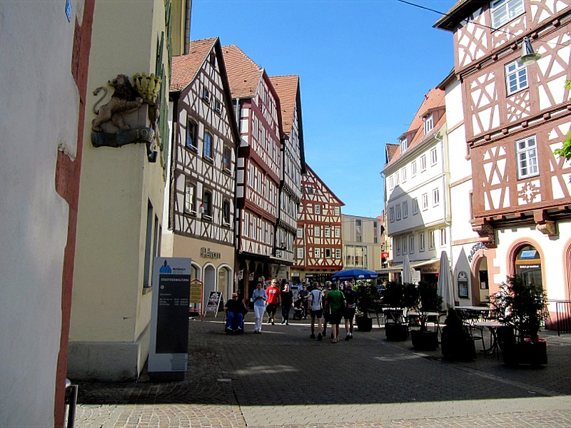 Di-Fußgängerzone in Mosbach